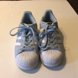 Women’s Adidas Superstar Size 5 Blue White